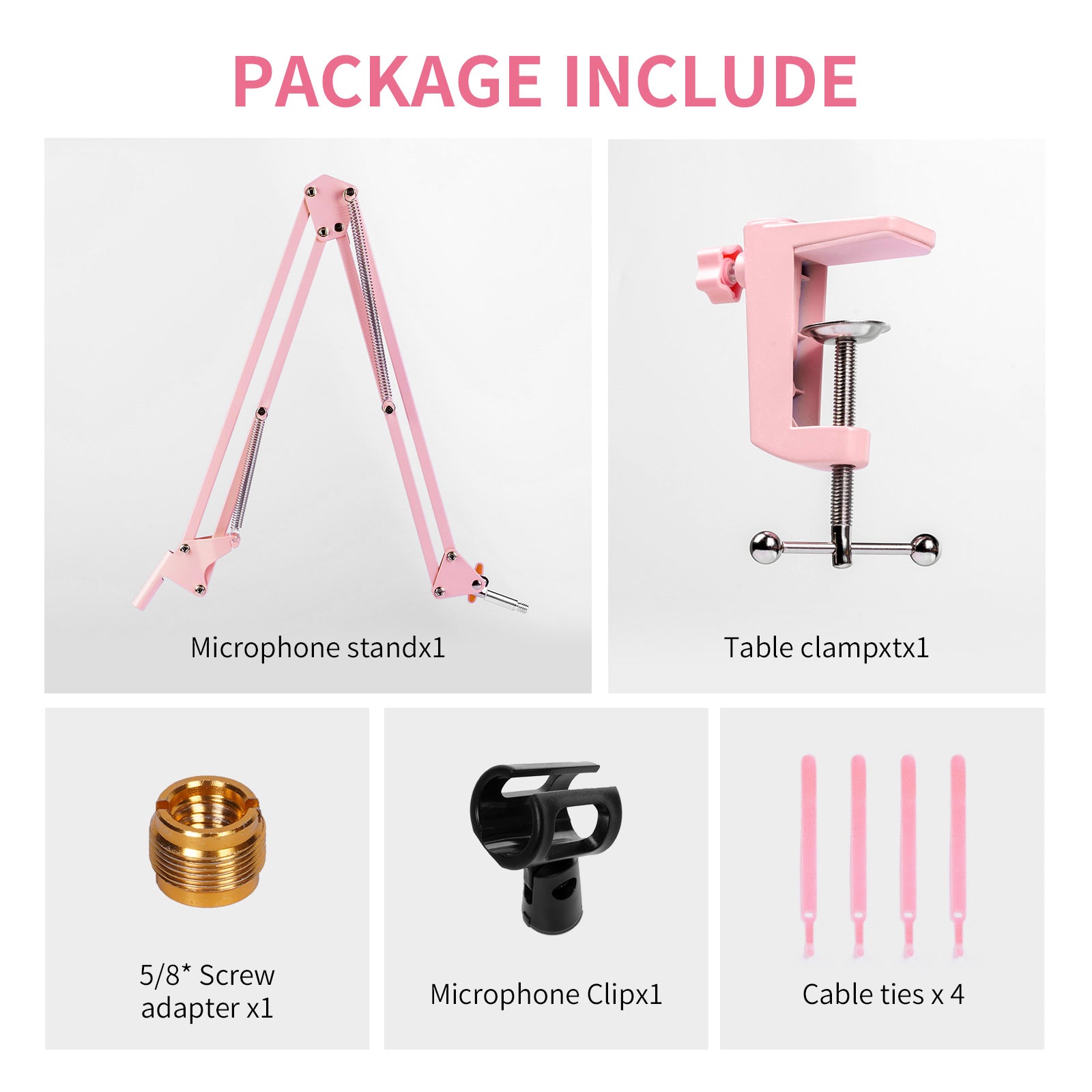 FeelWorld AMS1 bras micro rose pour PM1