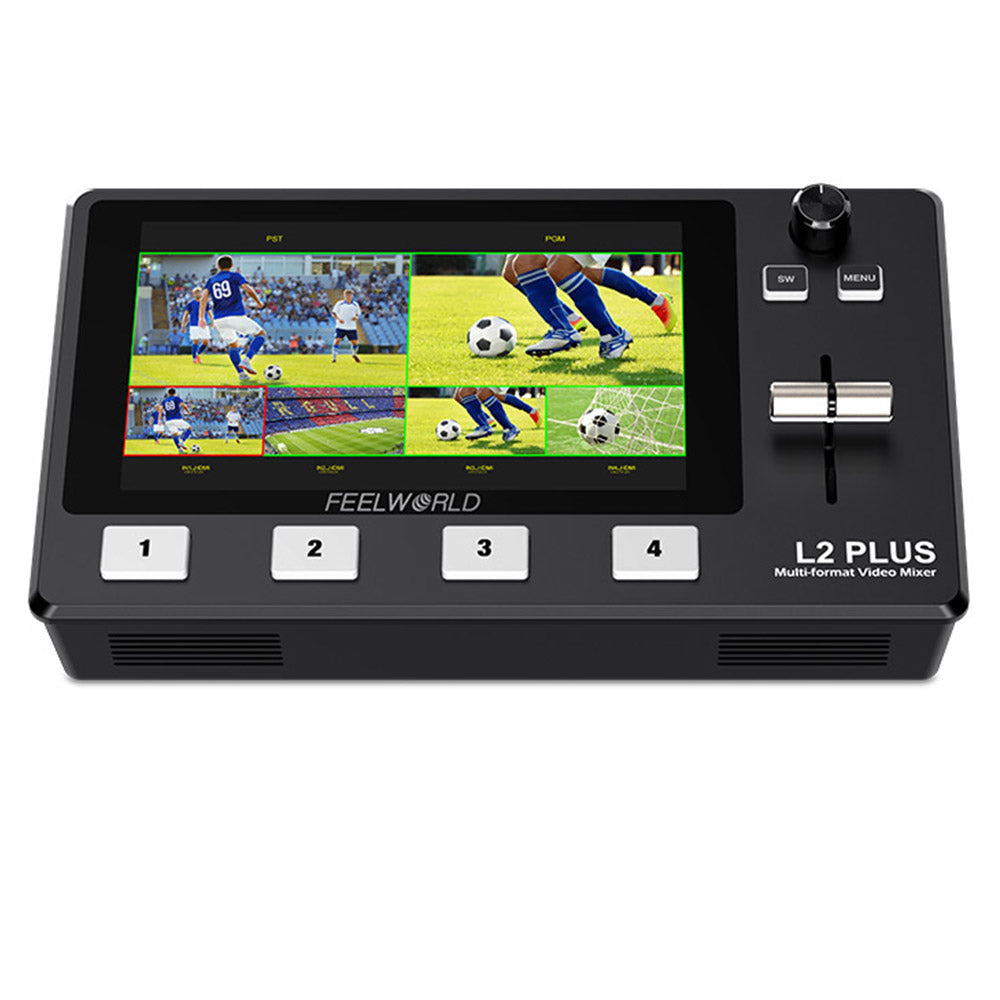 FeelWorld L2 PLUS mélangeur vidéo 5,5 pouces PTZ chroma key