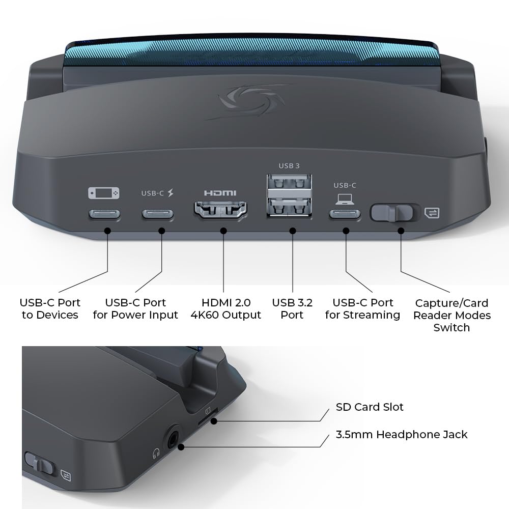 AVerMedia GO Series X'TRA GO GC515 dock 4K Black