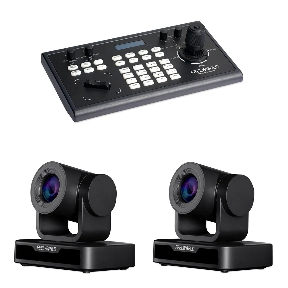 FeelWorld KBC10 + 2 USB10X Kit PTZ Caméras + Contrôleur