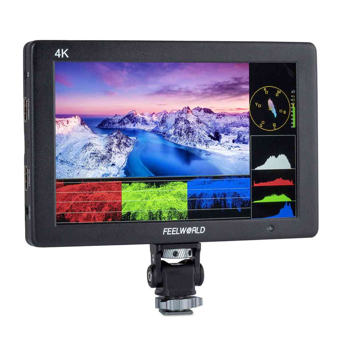 FeelWorld T7 PLUS moniteur terrain 7" 3D LUT HDMI 4K alu