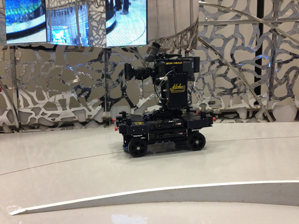 Tecnopoint Standard SuperFilobus dolly motorisé sans rail studio