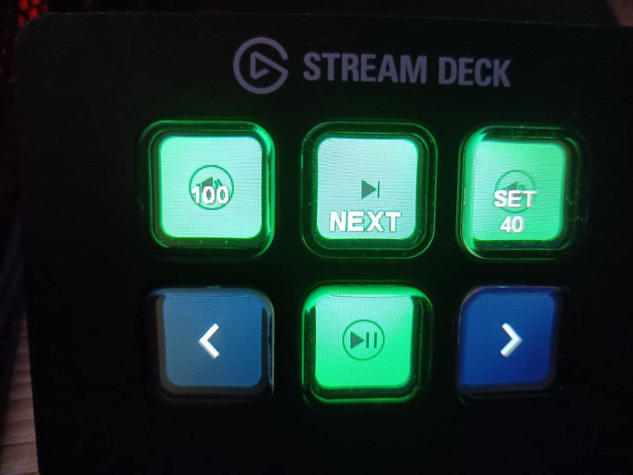 Elgato Stream Deck Mini console 6 touches LCD macros OBS