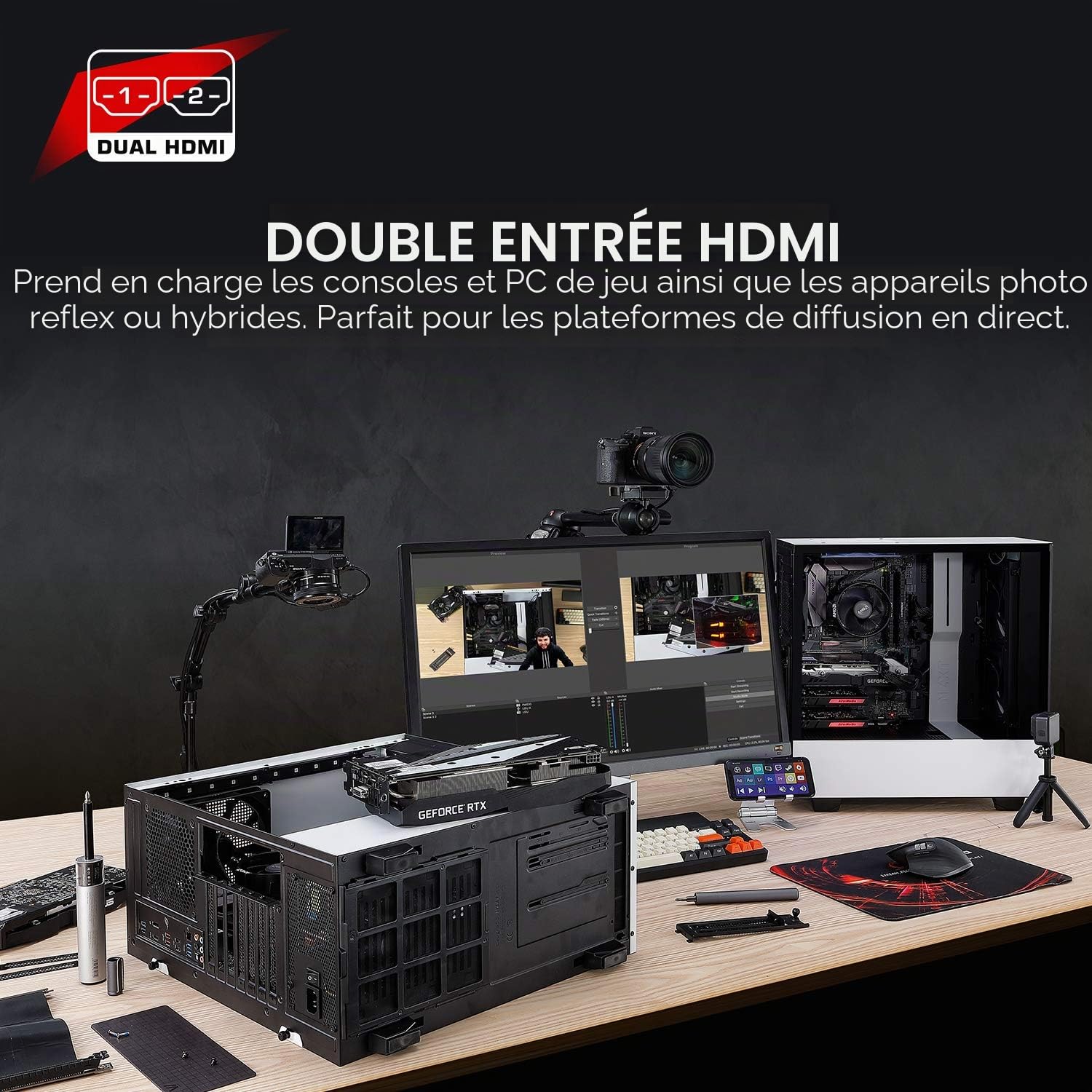 AVerMedia Live Gamer Duo GC570D carte capture double HDMI 1080p60