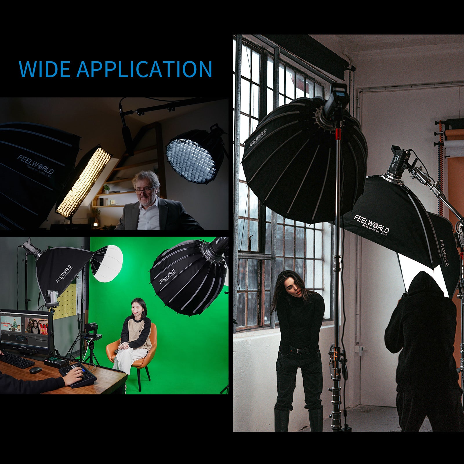 FeelWorld FSP60 V2 softbox parabolique 60 cm Bowens