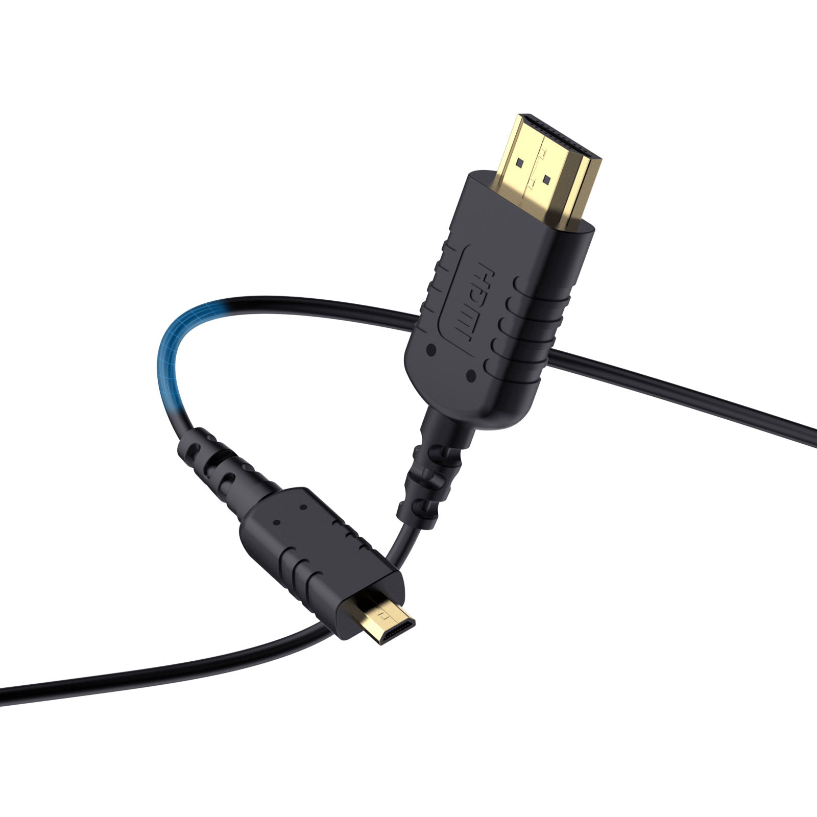 FeelWorld câble micro HDMI vers HDMI ultra-fin 4K 90 cm