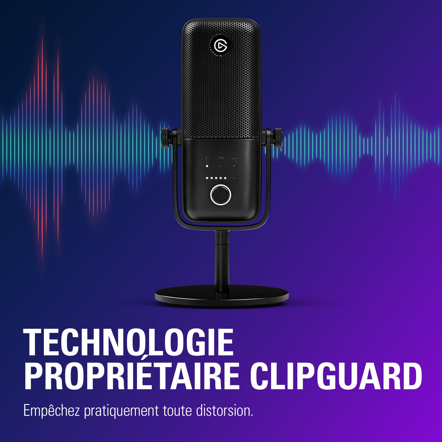 Elgato Wave:3 micro USB cardioïde noir 24 bits