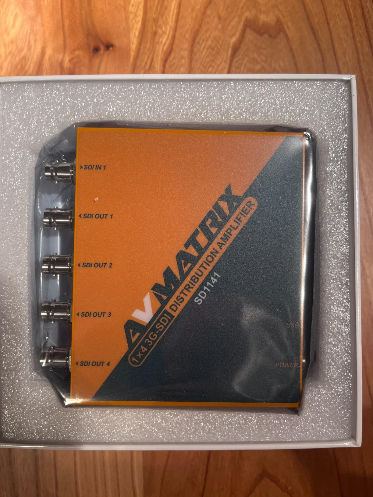 AvMatrix SD1141 Répartiteur SDI 1x4 1080p reclocking