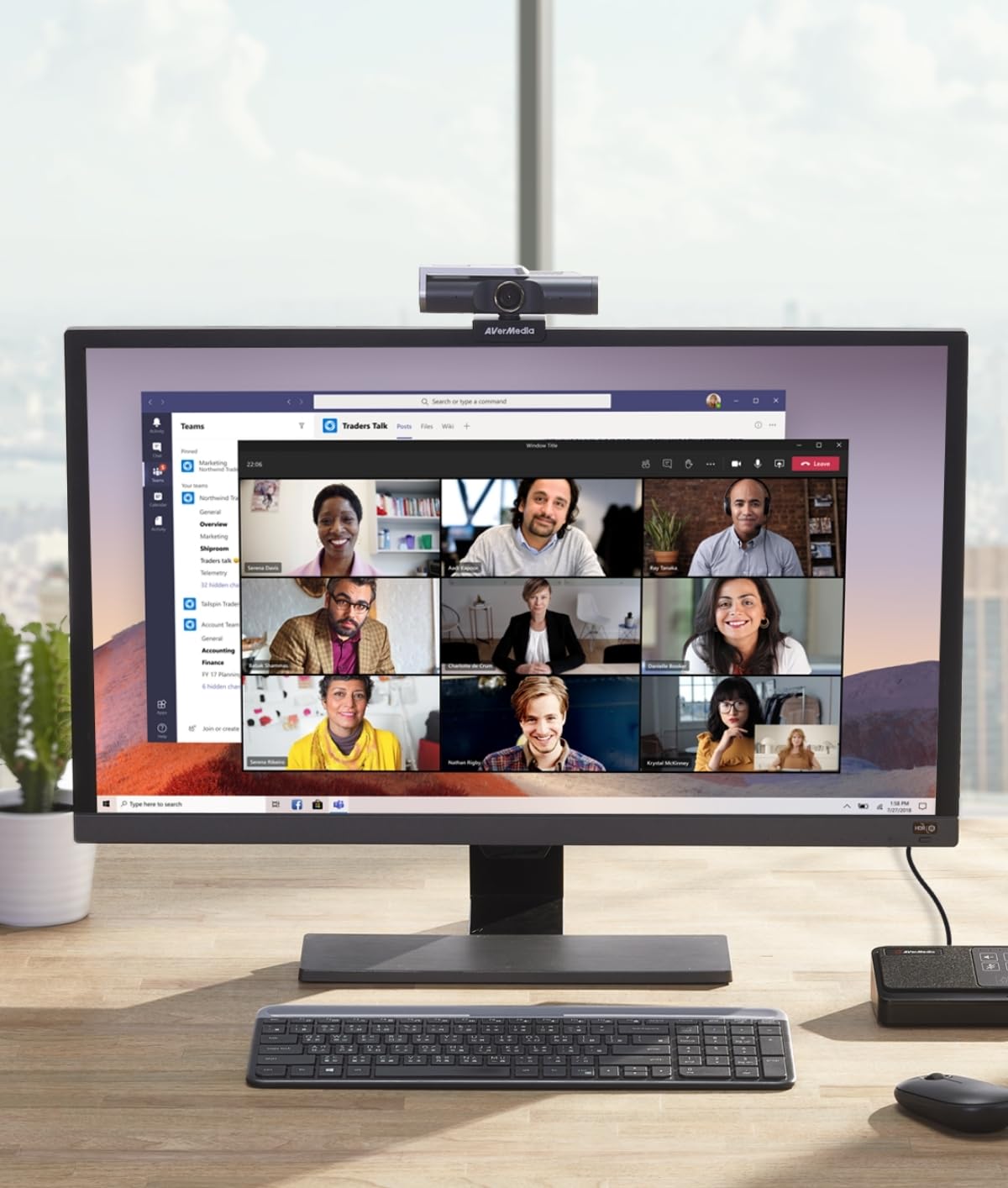 AVerMedia Live Streamer PW515 webcam 4K autofocus