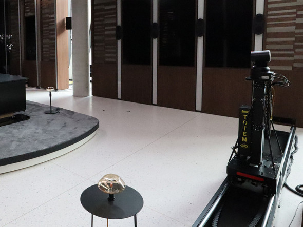 Tecnopoint Tuning Floor Dolly 400 + Totem 50 rail PTZ