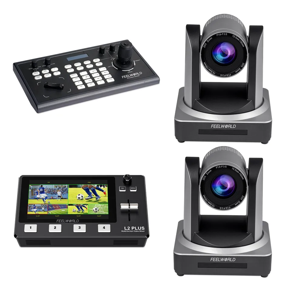 FeelWorld KBC10 L2 Plus + 2 POE20X kit direct studio