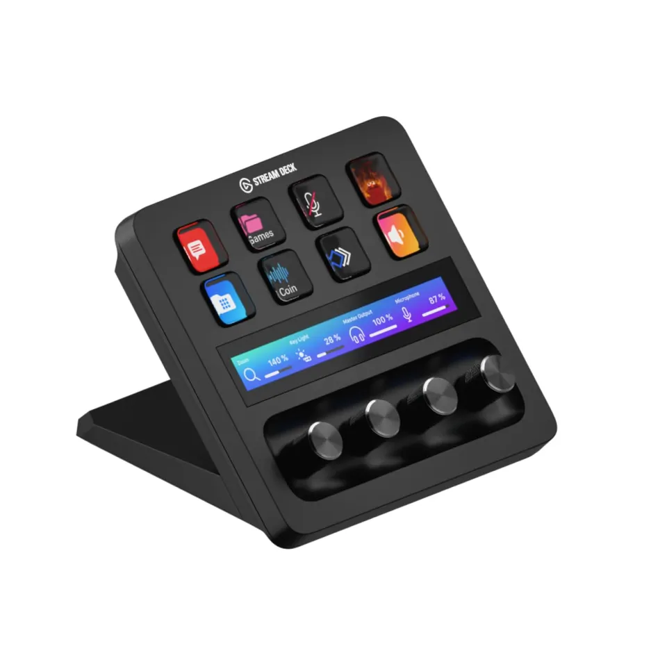 Elgato Stream Deck + console noir boutons rotatifs tactile
