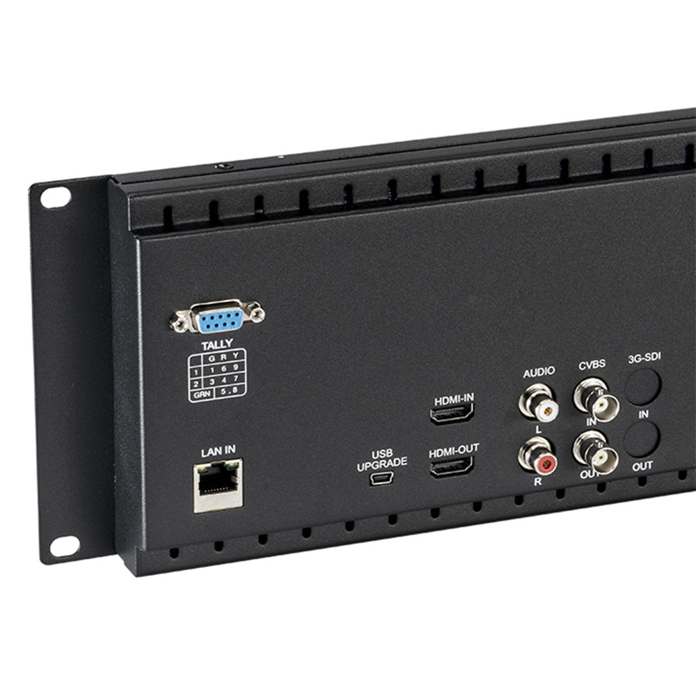 FeelWorld D71 PLUS-H moniteur rack 3RU double 7" HDMI