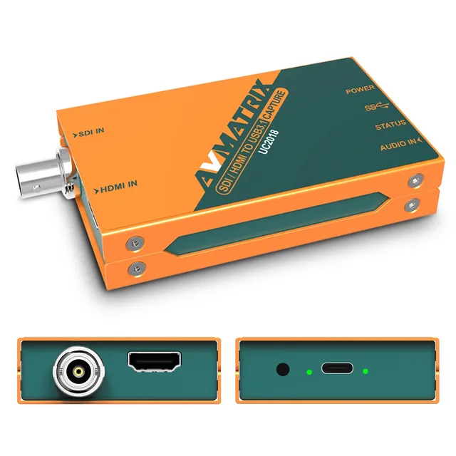 AVMATRIX UC2018 carte capture HDMI SDI USB 1080p60