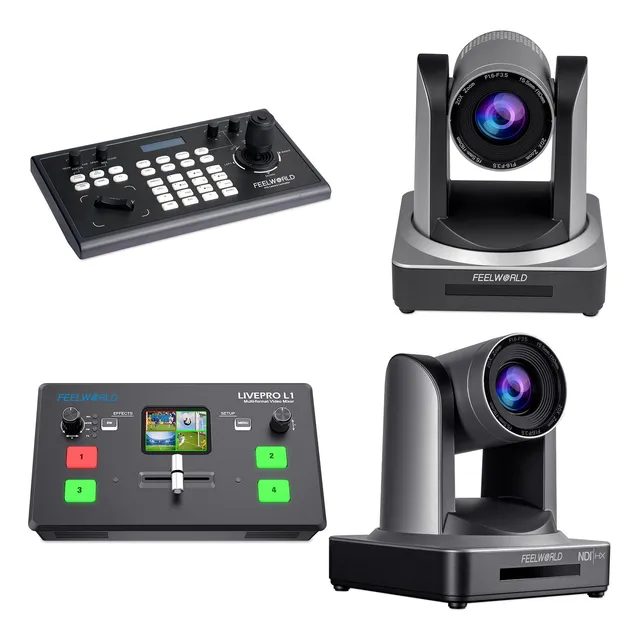 FeelWorld KBC10 + L1 V1 + POE20X + NDI20X kit direct